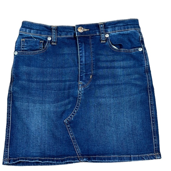 WE THE FREE x FREE PEOPLE: We The Free Teagan Denim Jean Mini Skirt - Size 26 - Picture 5 of 10